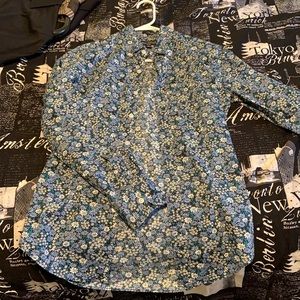 J.Crew Floral button down